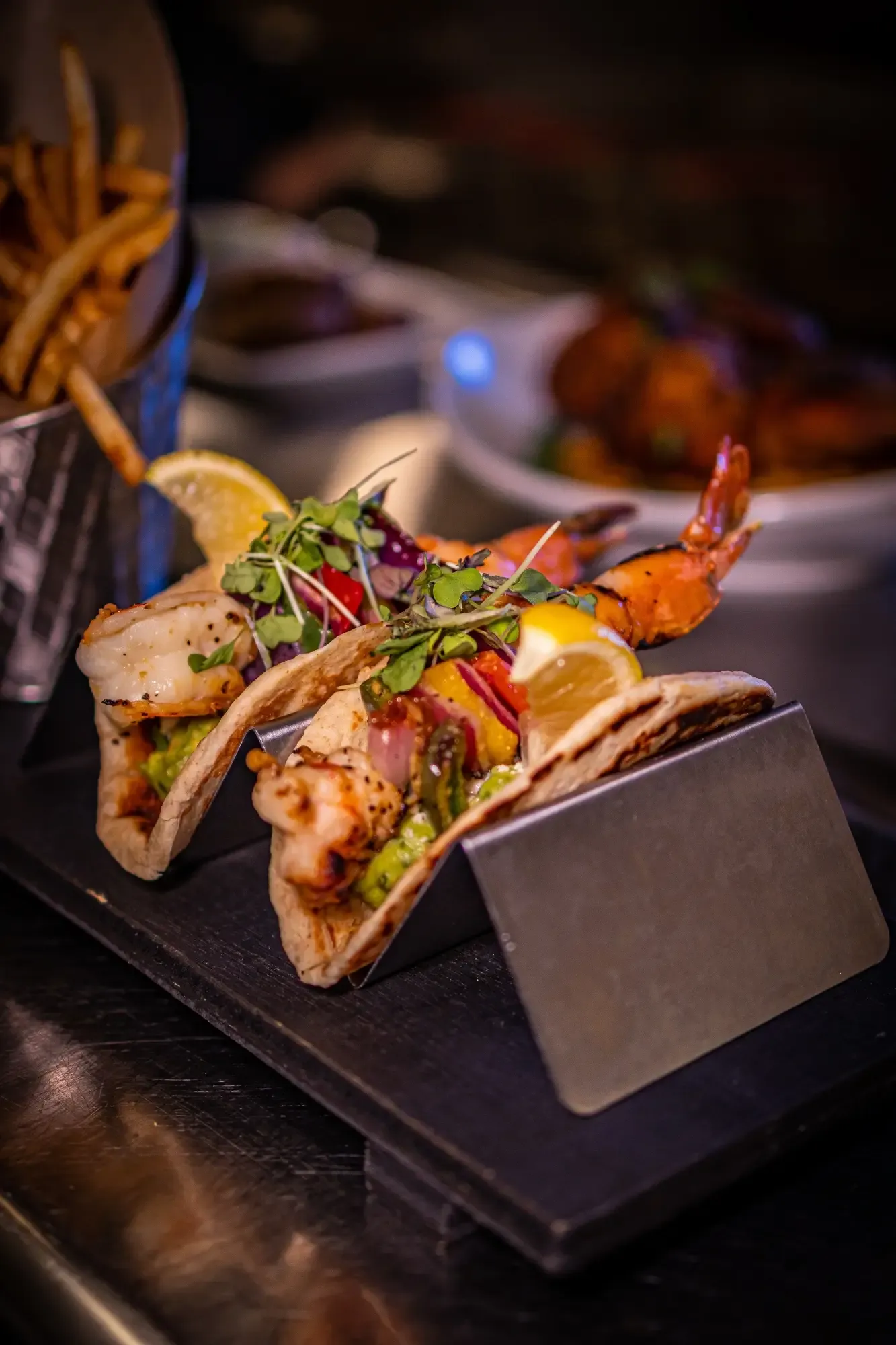 Shrimps Pita Souvlaki